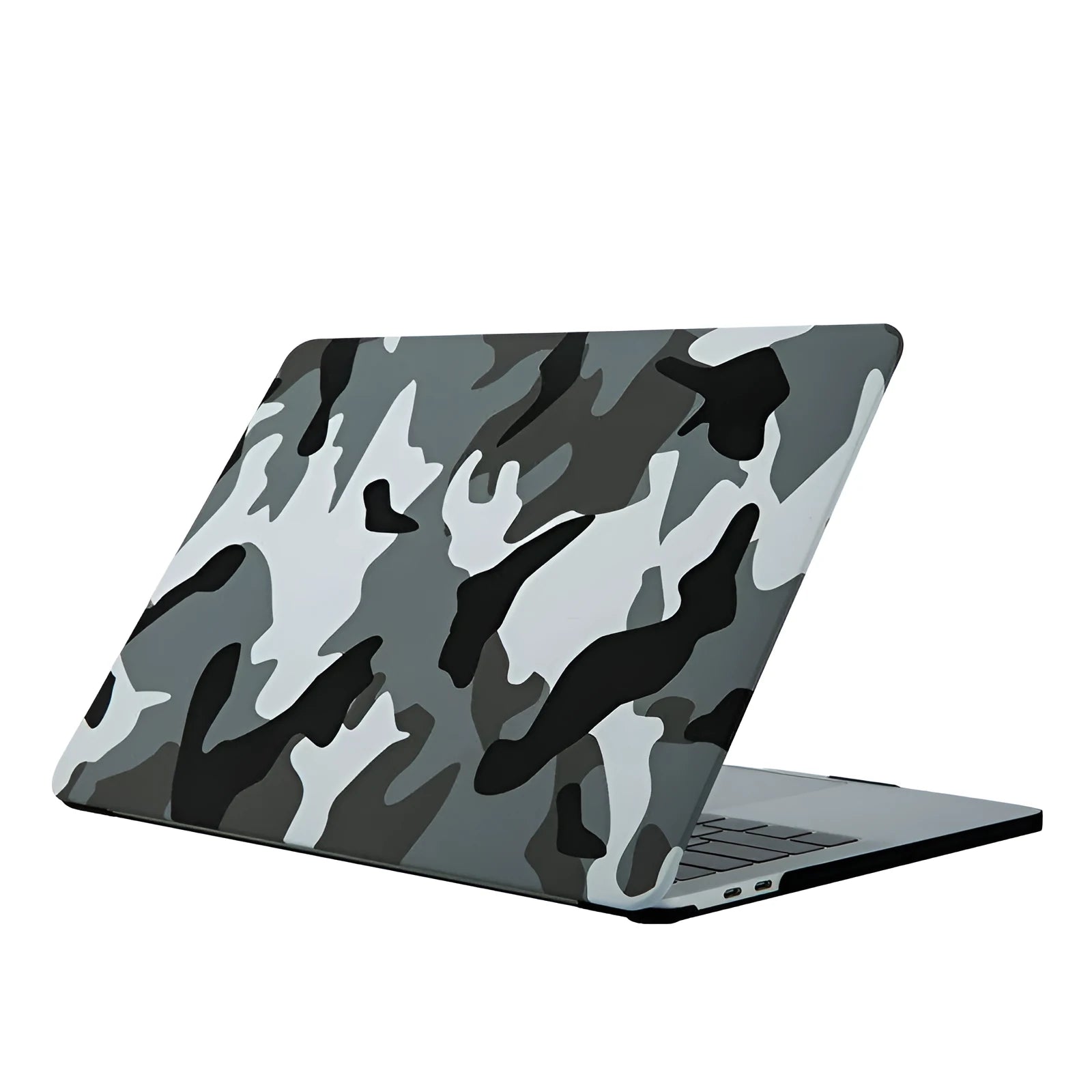 Frosted painted marble protective shell for MacBook Air and Pro models, plastic silicone cover in marble pattern