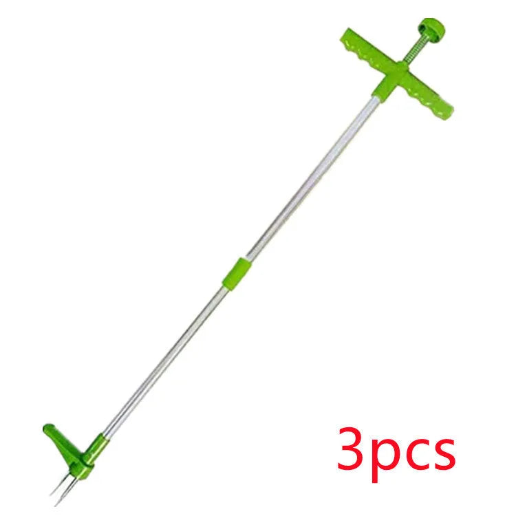 Aluminium manual weeding tool with 50cm length and ABS PP handle for garden maintenance