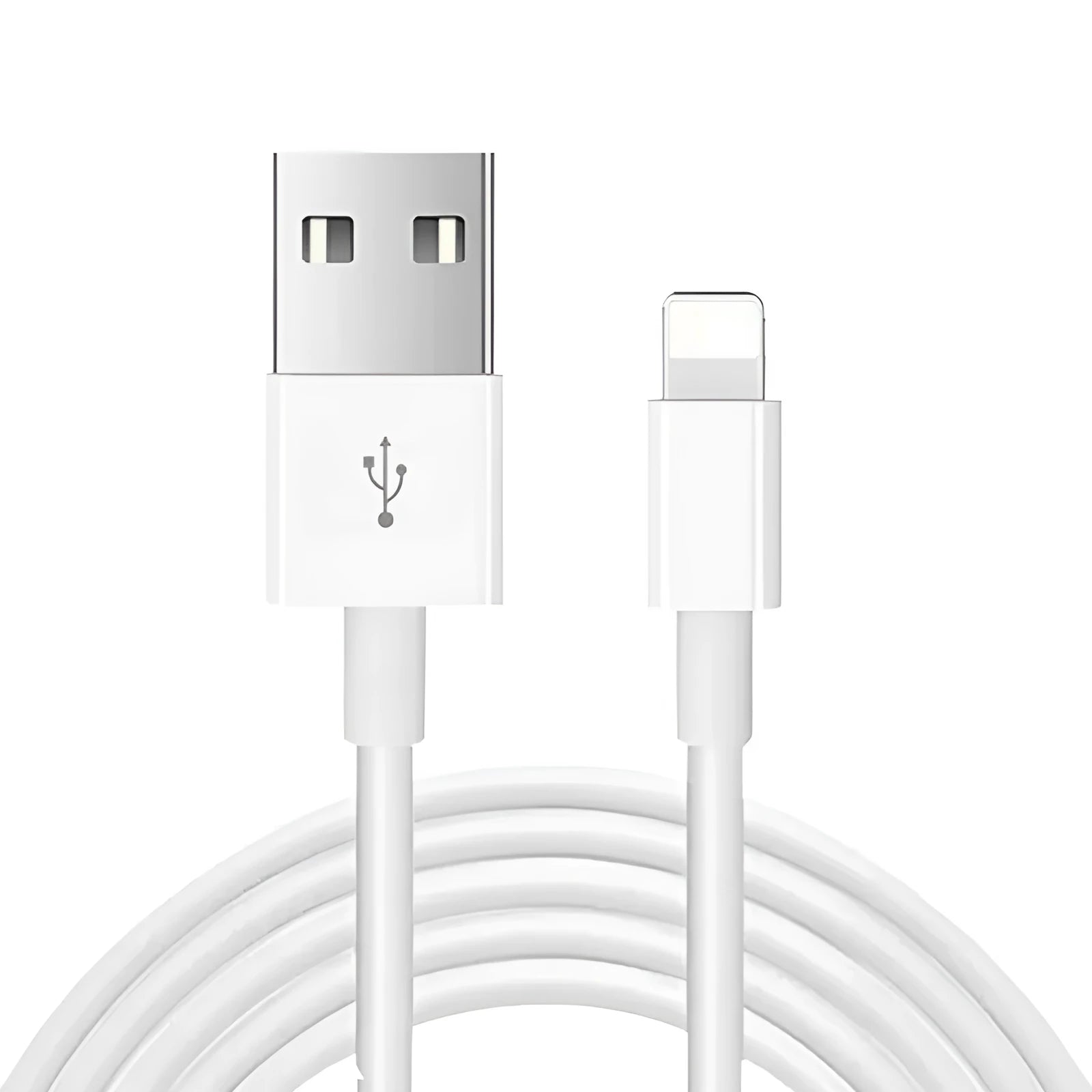White 20W USB-C PD fast charger and cable for iPhone and iPad