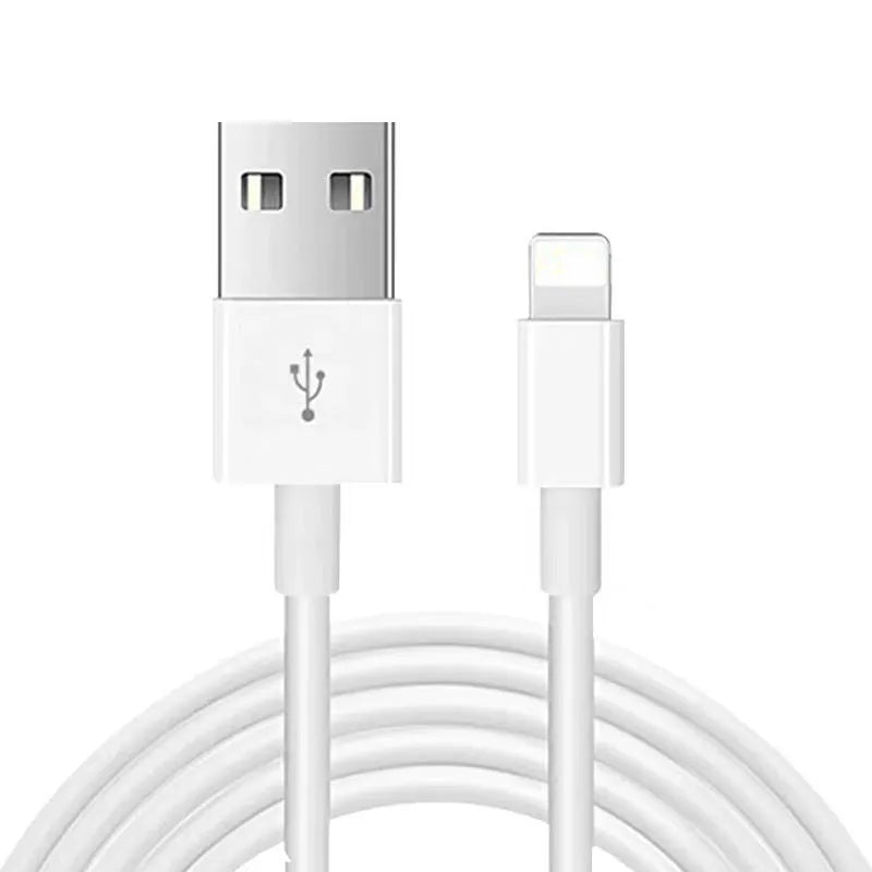 White 20W USB-C PD fast charger and cable for iPhone and iPad