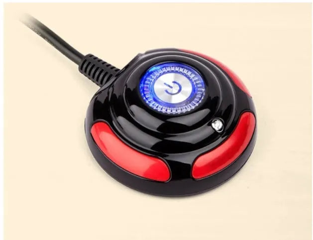 Jinhetian black and red plastic metal computer desktop on off reset switch with 1.6m cable