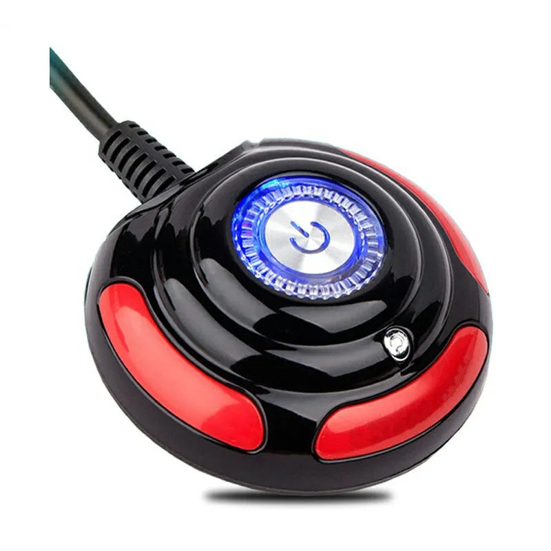Jinhetian black and red plastic metal computer desktop on off reset switch with 1.6m cable