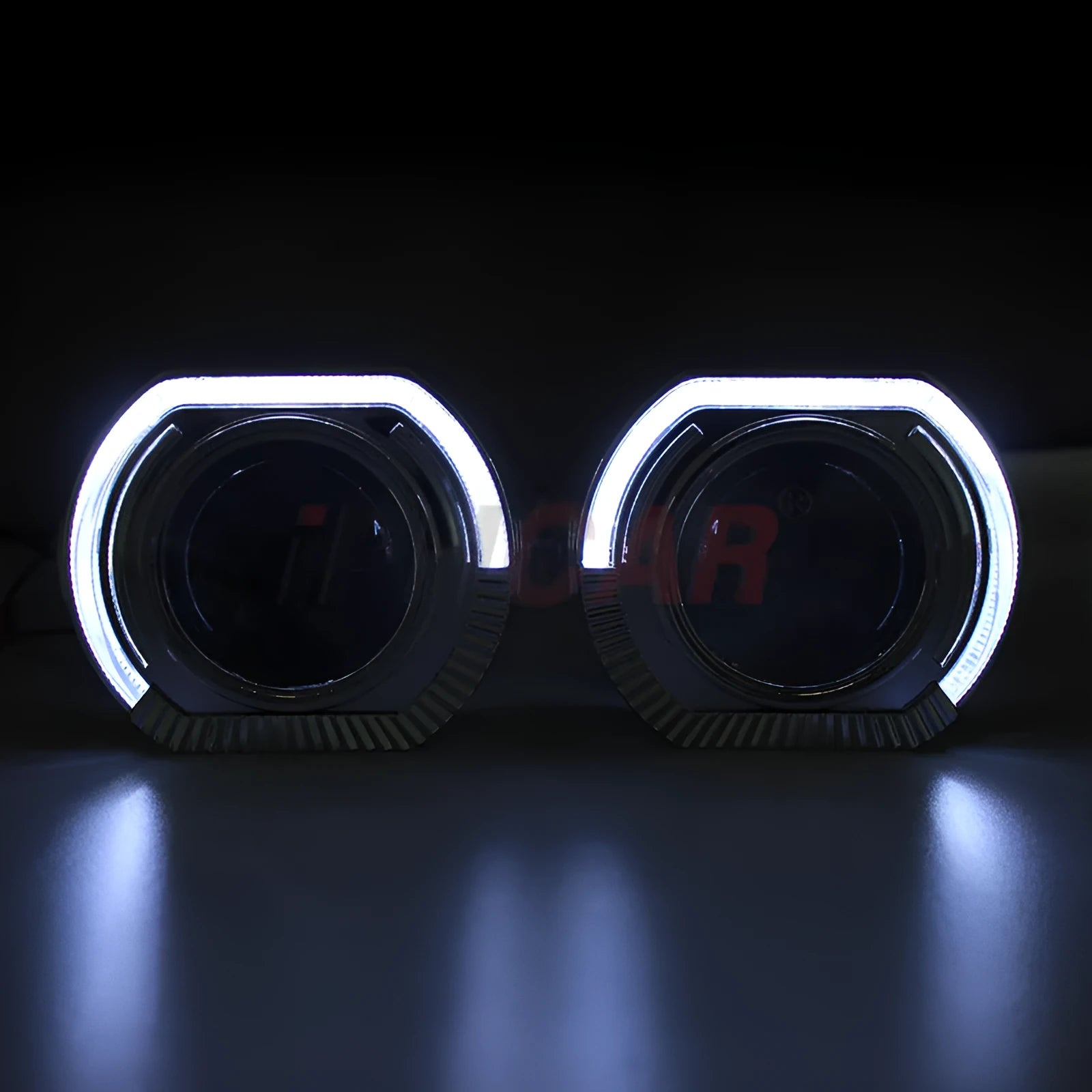 Square LED car DRL daytime running light universal 12V 35W integrated lampshade