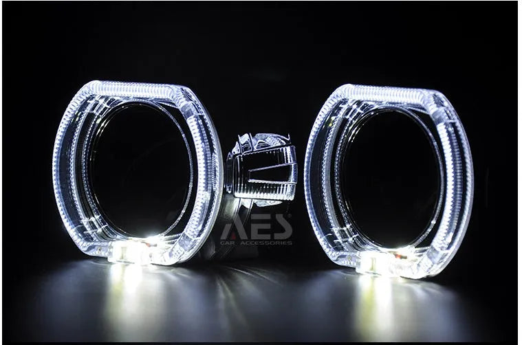 Square LED car DRL daytime running light universal 12V 35W integrated lampshade