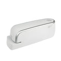 White electric flat stapler with automatic induction on desk, 184x45x84mm size