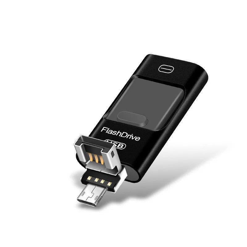 Android mobile phone OTG USB 3.0 flash drive high speed silver metal shell