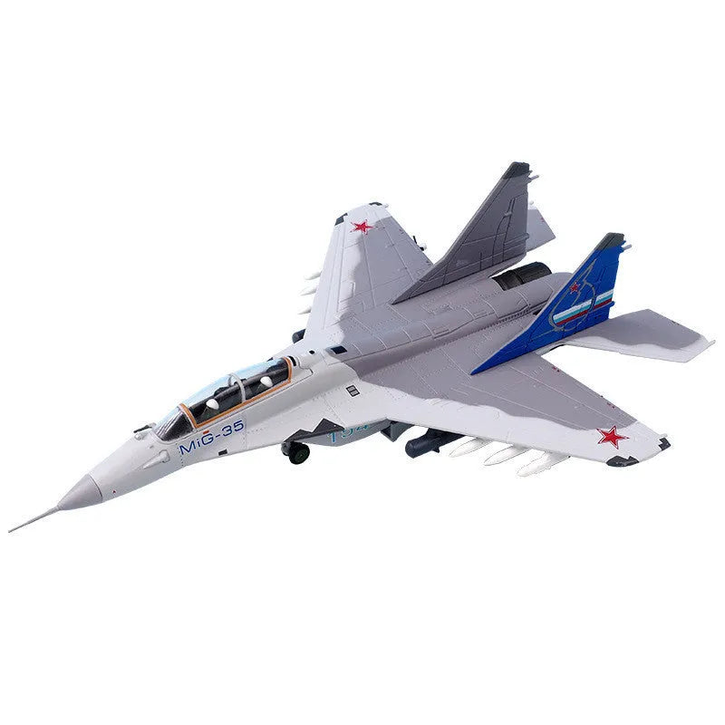 Russian Air Force Mig-35 alloy finished model pendant in blue and white colour options