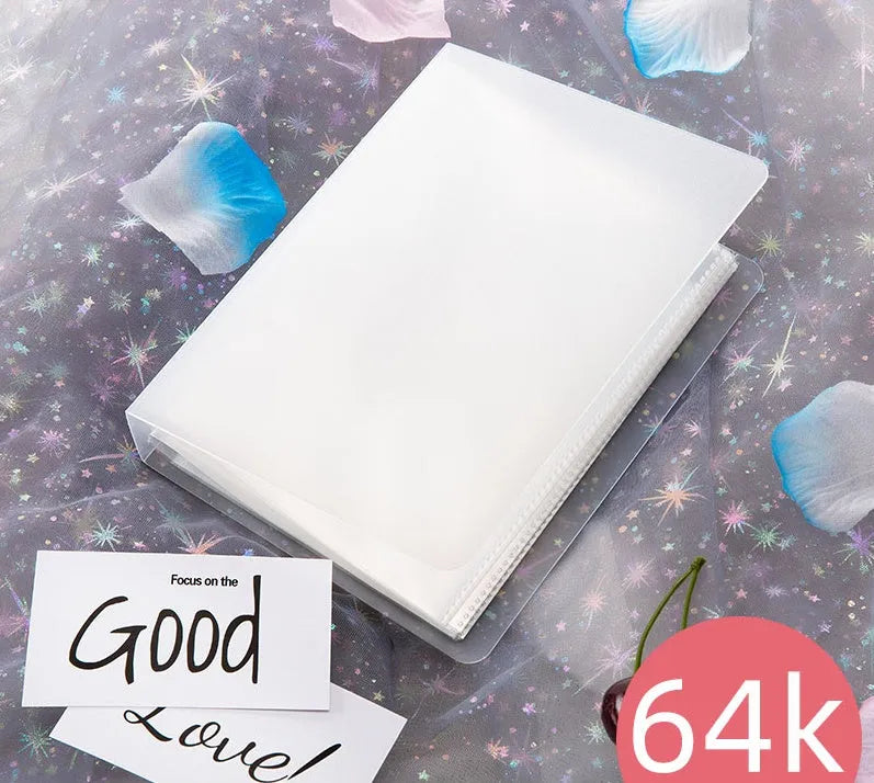 Waterproof watercolour illustrator storage album with rounded corners in PP plastic material