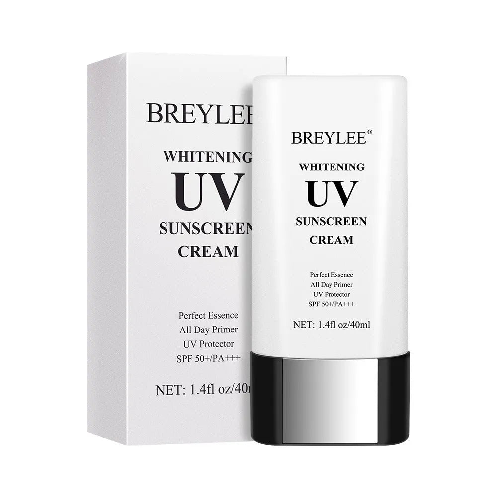 Sunscreen cream 40ml tube in BREYLEE cream colour, foreign trade packaging