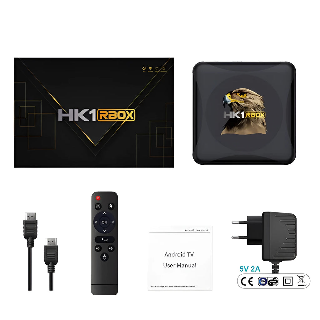 Android HD network player set-top box with RK3318 processor, 4GB RAM, 64GB storage, HDMI output