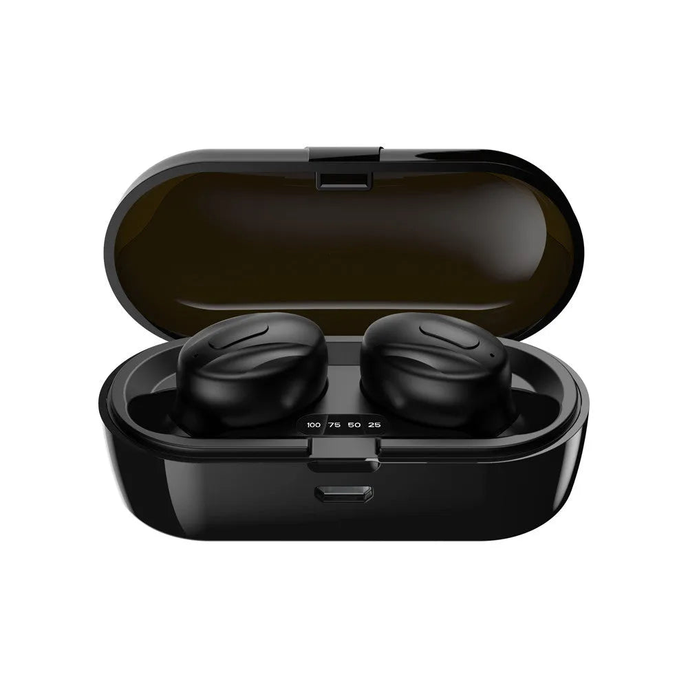Xg13 Pro Bluetooth 5.0 wireless sports headset with IPX4 waterproof rating, black ABS earbuds