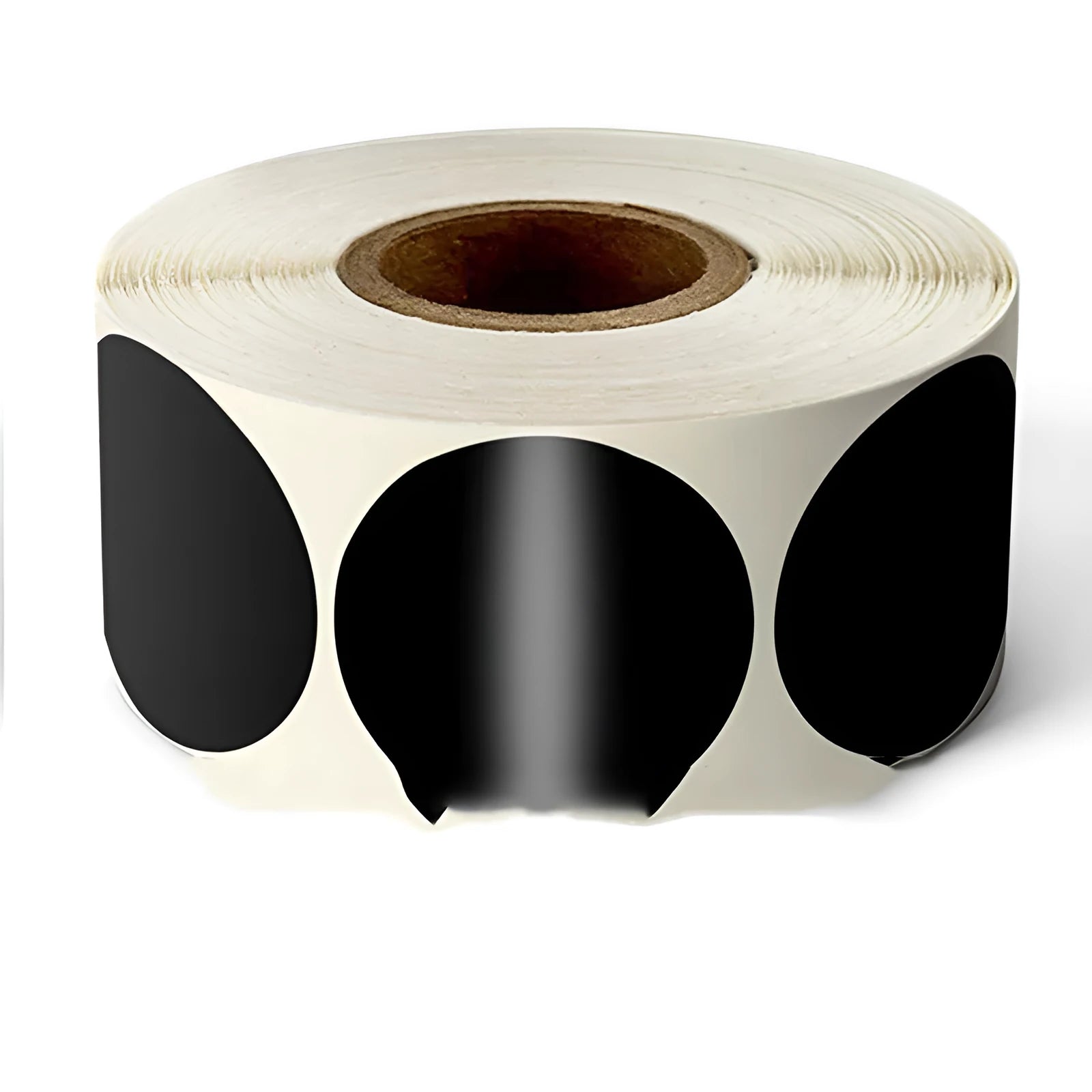 Roll of round colour marker stickers in one of nine colours, with 500 sheets per roll
