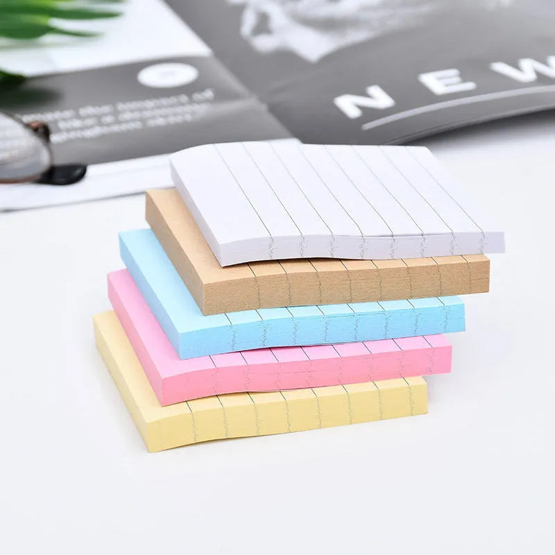 Ufficio di Cancelleria Solid Sticky Notes 7.5x7.5cm 100 sheets colour paper coffee grey white
