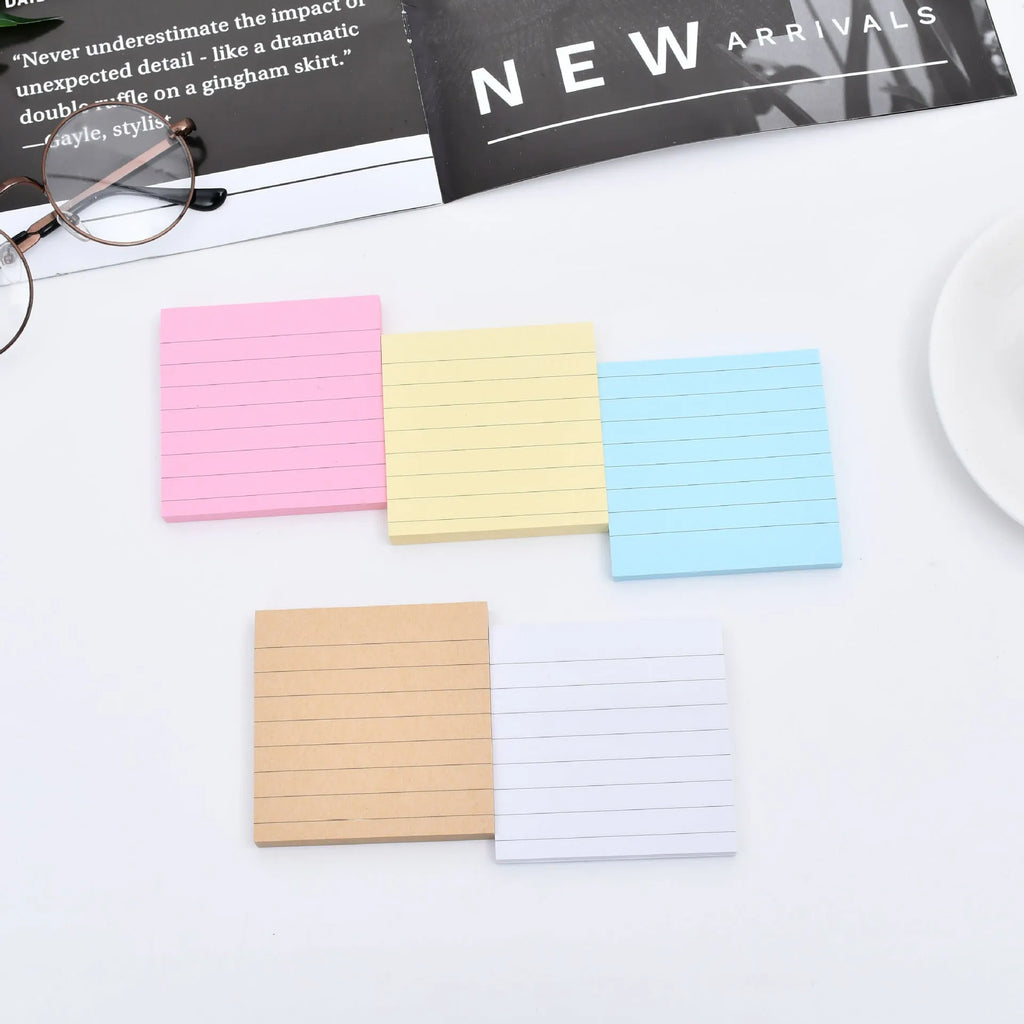 Ufficio di Cancelleria Solid Sticky Notes 7.5x7.5cm 100 sheets colour paper coffee grey white