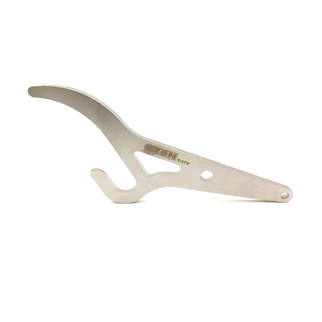 Silver metal bicycle tyre lever tool for tyre removal and mechanical repair