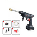 Portable household lithium car washing machine with zinc alloy and plastic body and rechargeable battery