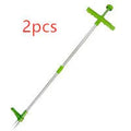 Aluminium manual weeding tool with 50cm length and ABS PP handle for garden maintenance