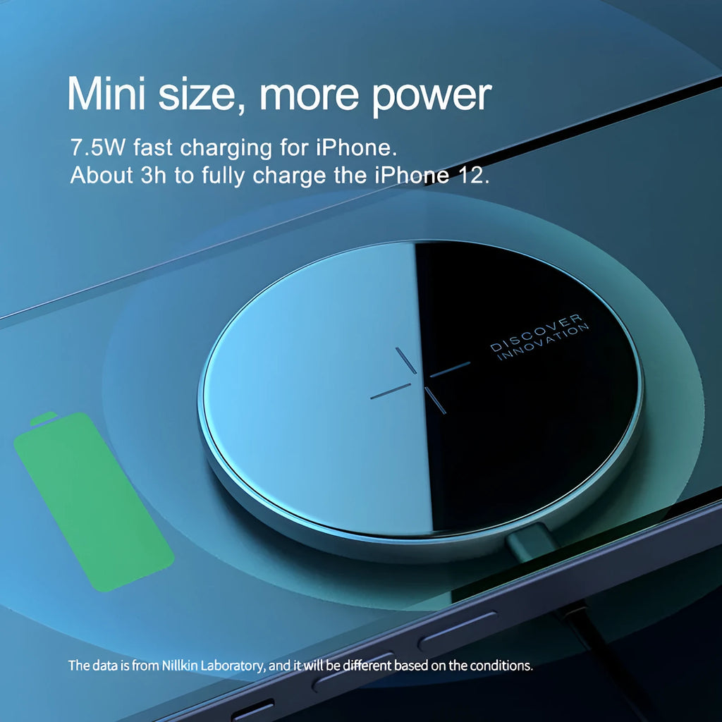 MagSlim NKT06 black magnetic wireless charging pad for mobile phones