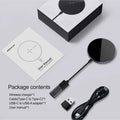 MagSlim NKT06 black magnetic wireless charging pad for mobile phones
