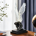 Resin craft decorative ornament in gold for wine cabinet or TV cabinet shelf display, simple modern style