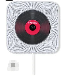 Wall-mounted CD DVD MP3 player with remote control in choice of four colours