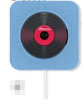 Wall-mounted CD DVD MP3 player with remote control in choice of four colours