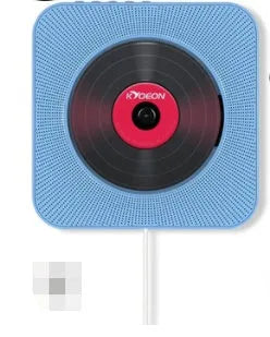 Wall-mounted CD DVD MP3 player with remote control in choice of four colours