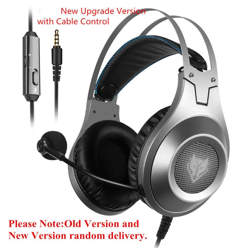 Black USB wired computer headset with microphone and over-ear design for PC use