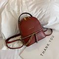 Designer fashion backpack for women in vertical square shape, 19x23x10cm, available in multiple colours