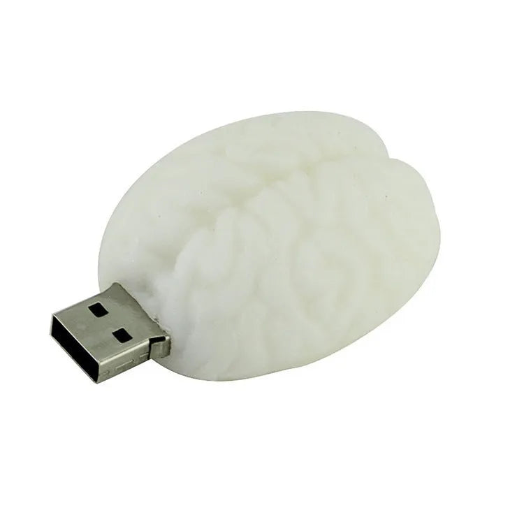Creative human organs design USB 3.0 flash drive with brain and lip print in PVC shell