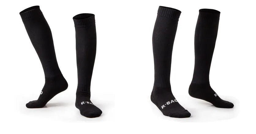 Cotton jacquard sports socks in multiple colours, thicker and absorbent, size L39-43 for adult football use