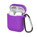 Silicone clamshell covers for Apple AirPods first and second generation in multiple colour options