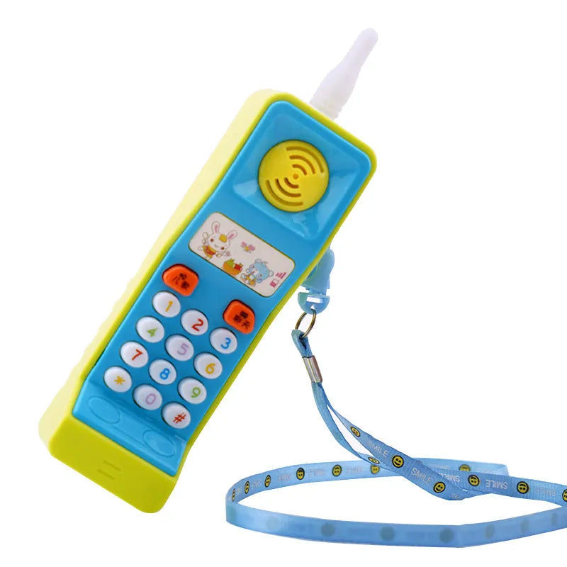 Children's educational toy with sound and light features showing cartoon animal design