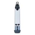 Blackhead suction instrument with three interchangeable heads for facial pore cleaning and exfoliation
