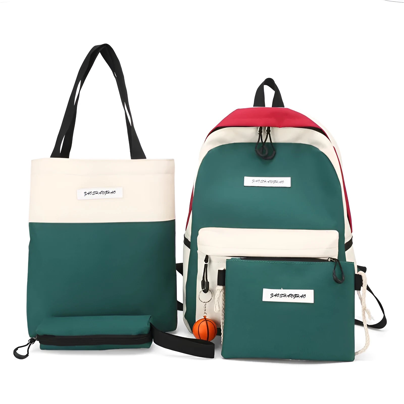 Medium canvas backpack for women, square vertical section, air cushion strap, available in black