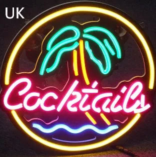 LED coffee neon billboard sign with mixed colour lighting for commercial interior decoration