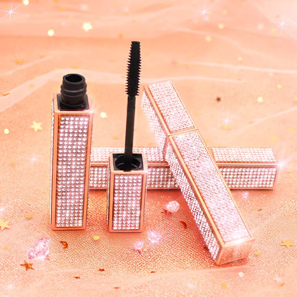 Long Shiny Warbling Mascara in Black 8g tube with brush
