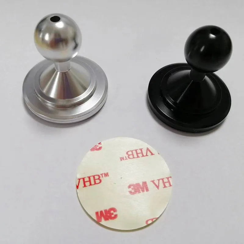 Aluminium alloy instrument panel base plate in silver or black finish for universal mounting