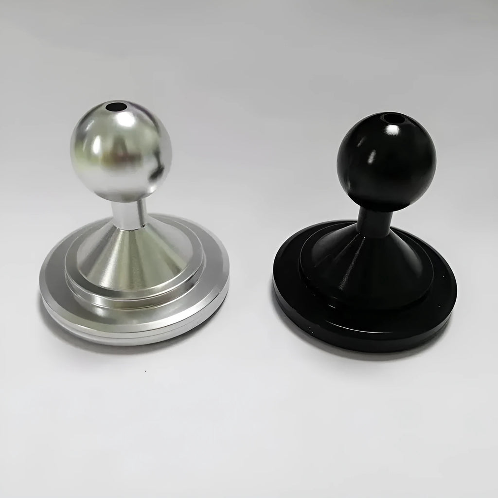 Aluminium alloy instrument panel base plate in silver or black finish for universal mounting