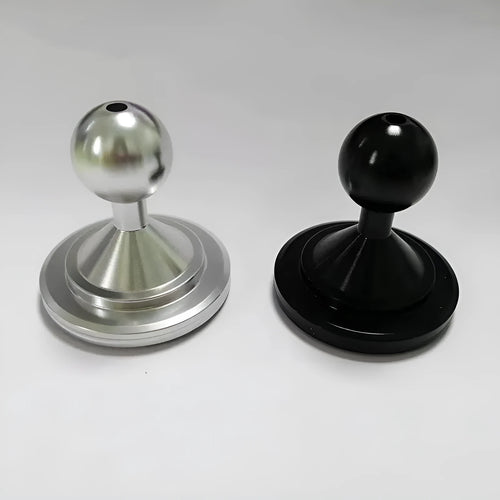 Aluminium alloy instrument panel base plate in silver or black finish for universal mounting