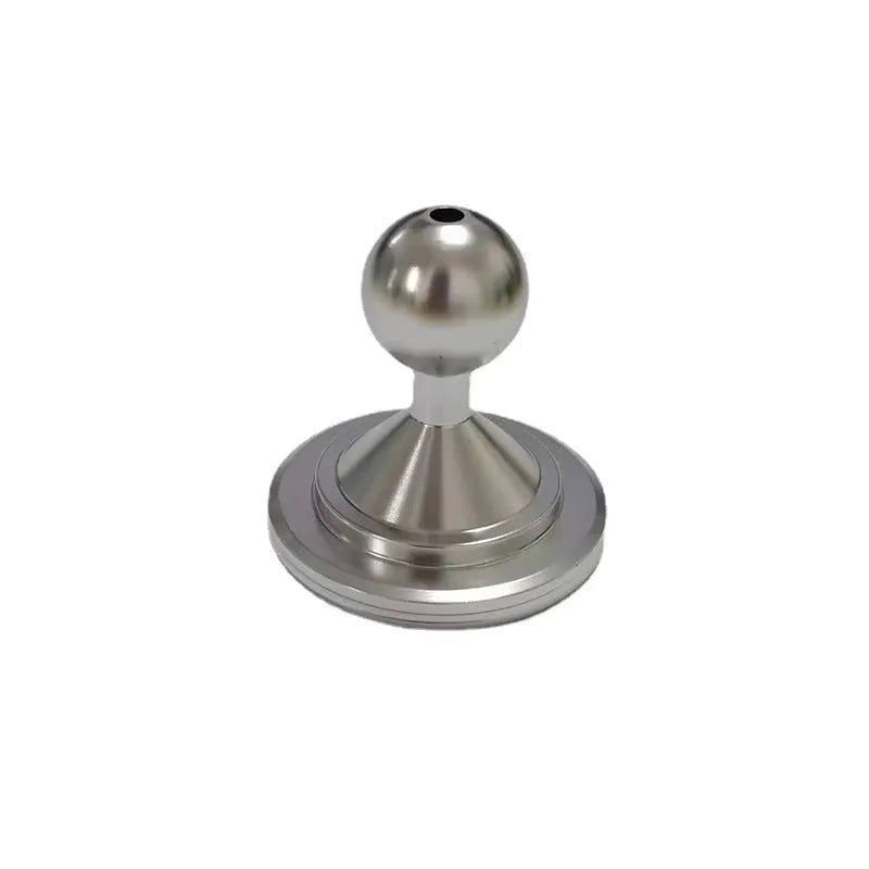 Aluminium alloy instrument panel base plate in silver or black finish for universal mounting
