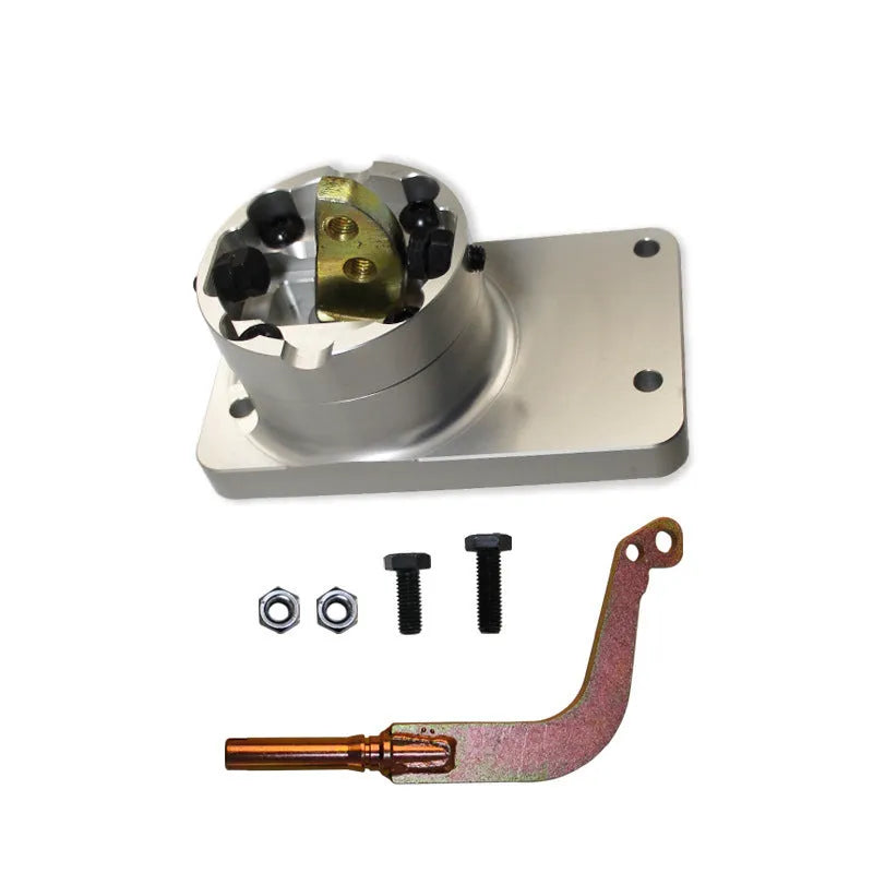 Silver aluminium alloy shift short lever for Horton vehicle gearstick replacement