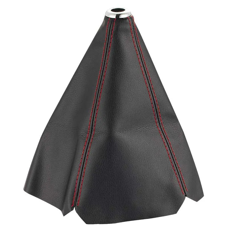 GM car gear lever PU leather dust cover in multiple colour options including black, blue and red variants