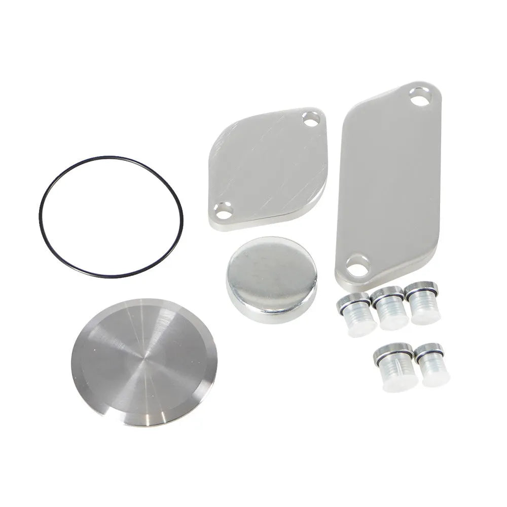 Silver aluminium alloy automotive valve cover for cooler exhaust gas recirculation systems