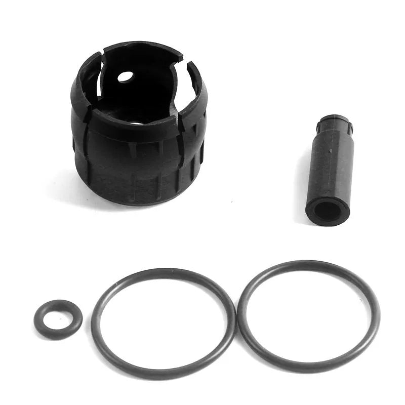 Black plastic gear lever accessory parts for Vauxhall Opel Saifeili, shown next to a scale.