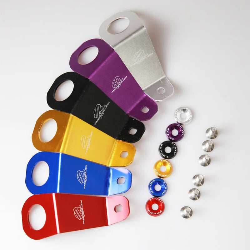 Aluminium alloy radiator mounting bracket for Civic EG big water tank in black blue gold purple red or silver