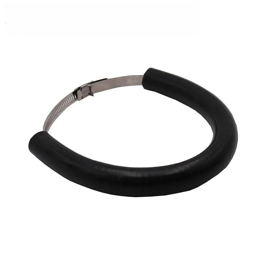 Universal motorcycle exhaust pipe anti-drop wring with gasket in black, blue and orange colours