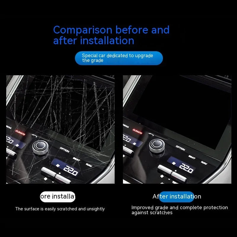 Transparent TPU protective film for BMW 3 Series dashboard and interior surfaces