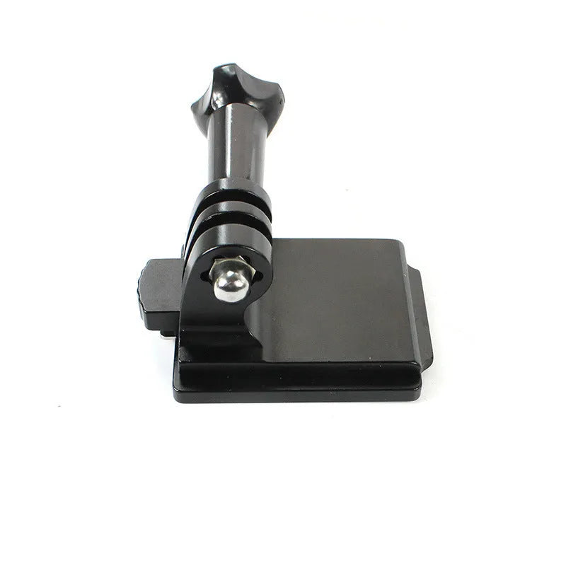 Black aluminium alloy helmet holder extension rod with quick release bracket for GoPro Hero 3 and Hero 4 cameras