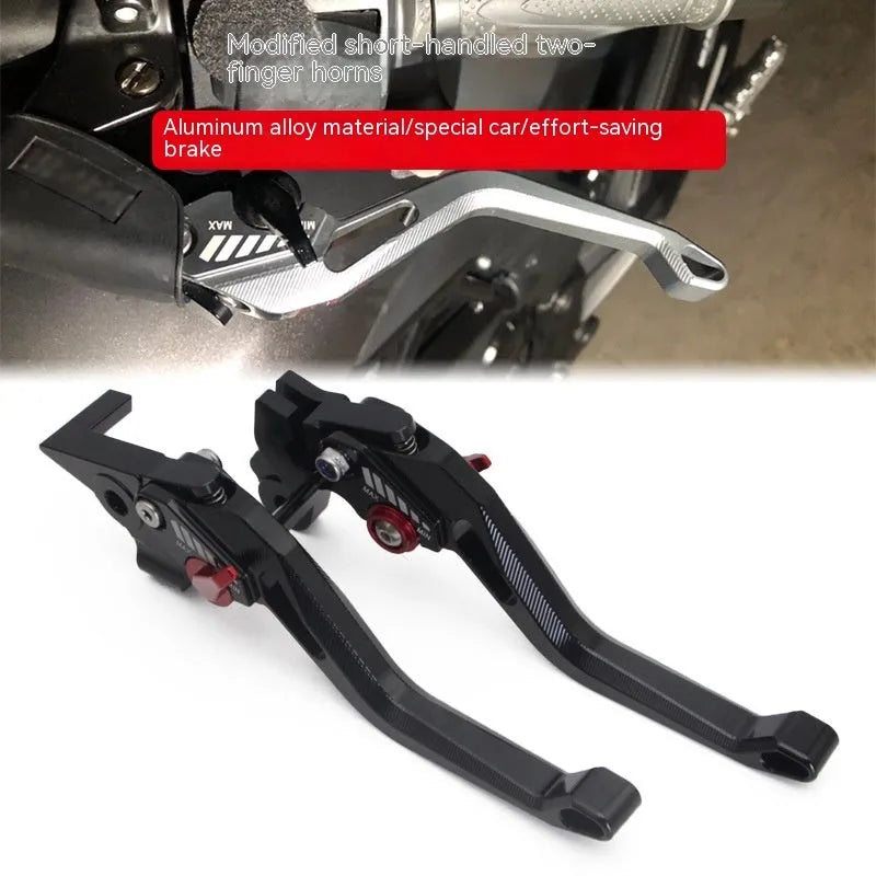 Motorcycle two-finger clutch rod kit with metal construction and multiple colour options
